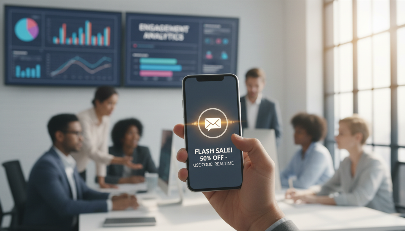 découvrez comment le marketing en temps réel grâce aux sms permet d'atteindre plus de 90 % d'ouverture et stimule efficacement l'engagement client pour booster votre stratégie commerciale.